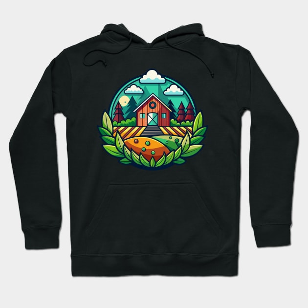 Farm Life Hoodie by hippohost